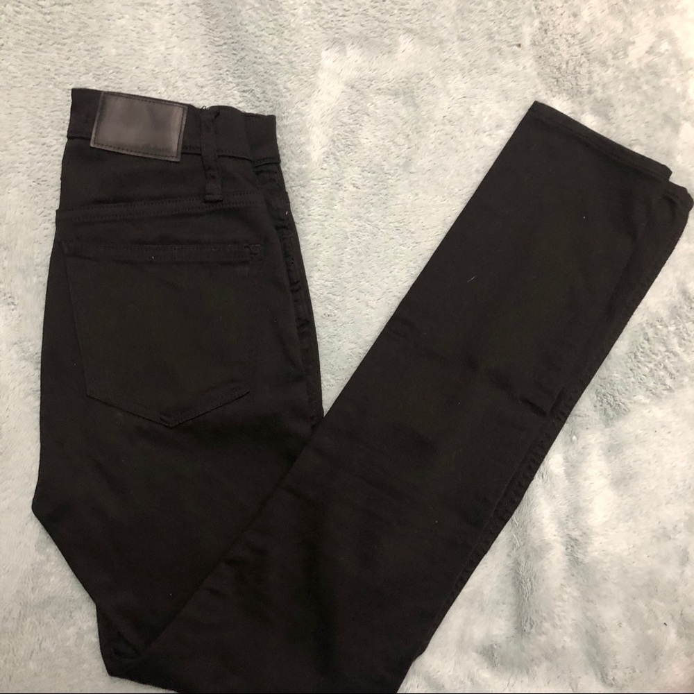 Madewell High Rise Skinny Black Jeans